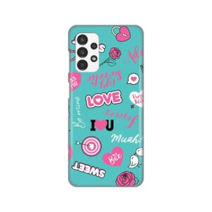 Maskica Silikonska Print za Samsung A135F Galaxy A13 4G Love