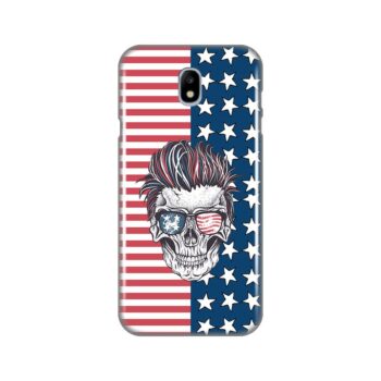 Maskica silikonska Print za Samsung J730F Galaxy J7 2017 (EU) Face of Skull