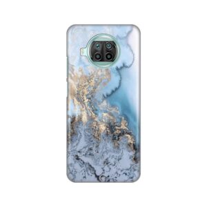 Maskica Silikonska Print za Xiaomi Mi 10T Lite Blue Gold Marble