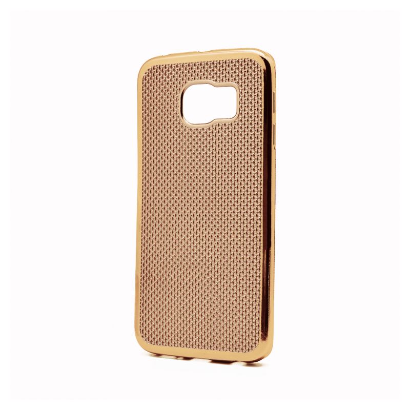 Maskica silikonska scrub za Samsung G925 S6 Edge zlatna