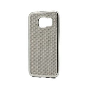 Maskica silikonska scrub za Samsung G935 S7 Edge srebrna