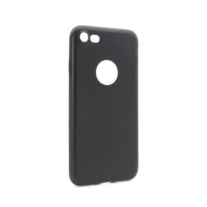 Maskica silikonska Skin za iPhone 8 mat crna (sa otvorom za logo)