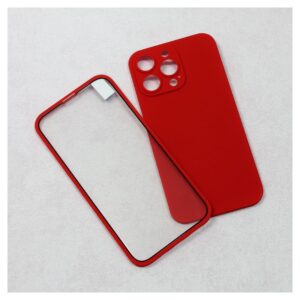 Maskica Slim 360 Full za iPhone 13 Pro 6.1 crvena