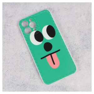 Maskica Smile face za iPhone 12 Pro Max 6.7 zelena