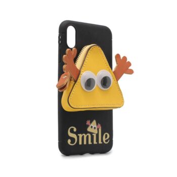 Maskica Smile za iPhone XS Max crna