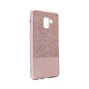 Maskica Sparkle Half za Samsung A730F Galaxy A8 Plus 2018 roze