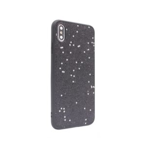 Maskica Sparkle Shiny za iPhone XS Max crna