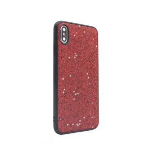 Maskica Sparkle Shiny za iPhone XS Max crvena