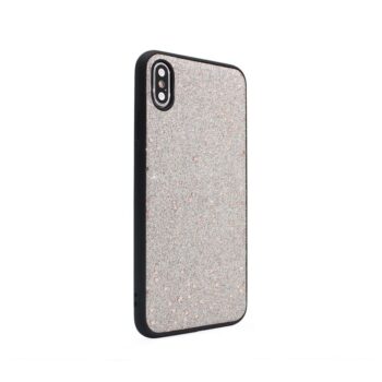 Maskica Sparkle Shiny za iPhone XS Max srebrna