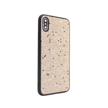 Maskica Sparkle Shiny za iPhone XS Max zlatna