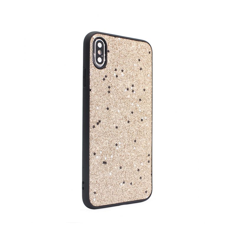 Maskica Sparkle Shiny za iPhone XS Max zlatna