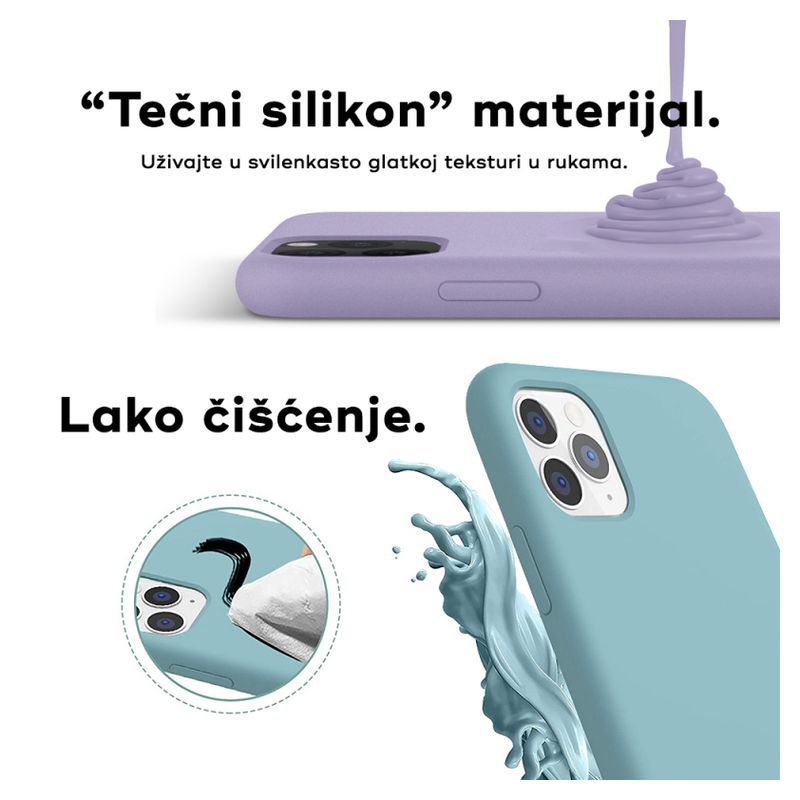 Maskica Summer color za Huawei P40 Lite E crna