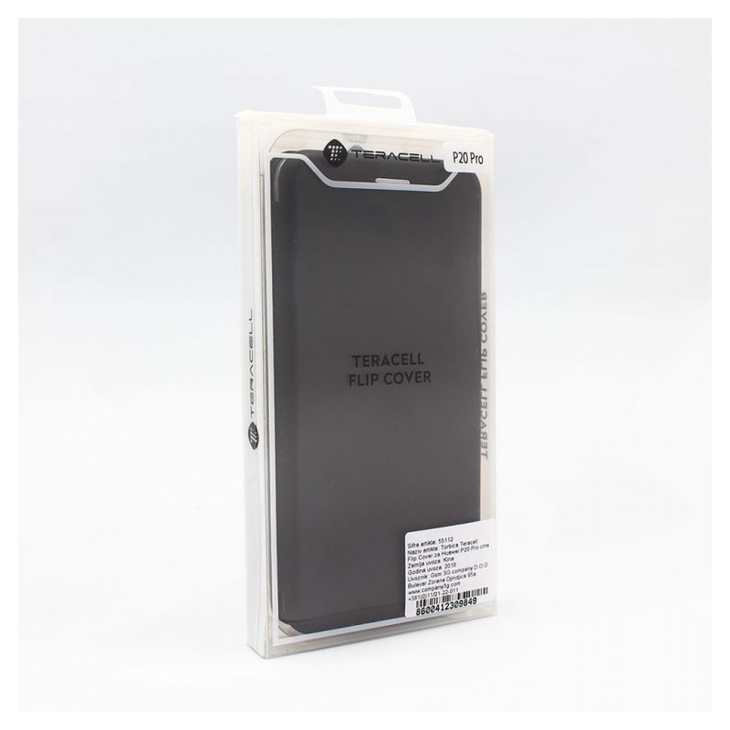 Maskica Teracell Flip Cover za Huawei P20 Pro crna