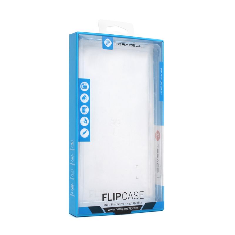 Maskica Teracell Flip Cover za Motorola Edge 20 Pro crna