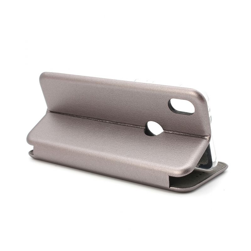 Maskica Teracell Flip Cover za Motorola Moto E6 srebrna
