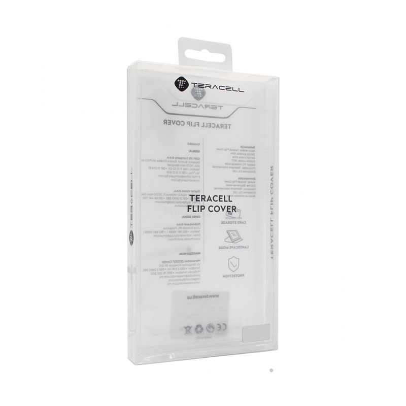 Maskica Teracell Flip Cover za Samsung M30 srebrna