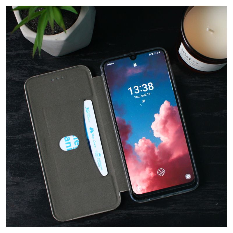 Maskica Teracell Leather za Xiaomi Poco F3/Mi 11i plava
