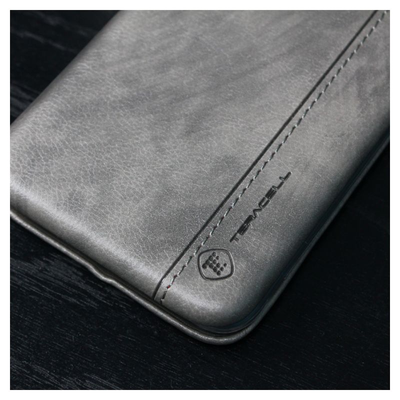 Maskica Teracell Leather za Xiaomi Poco F3/Mi 11i plava