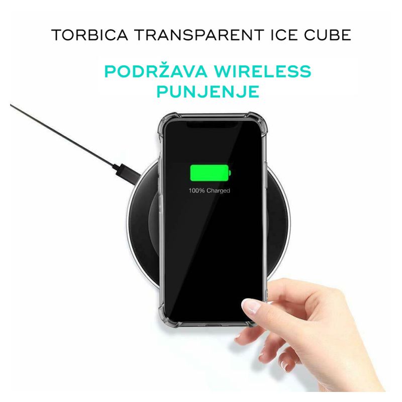 Maskica Transparent Ice Cube za Samsung A202F Galaxy A20e