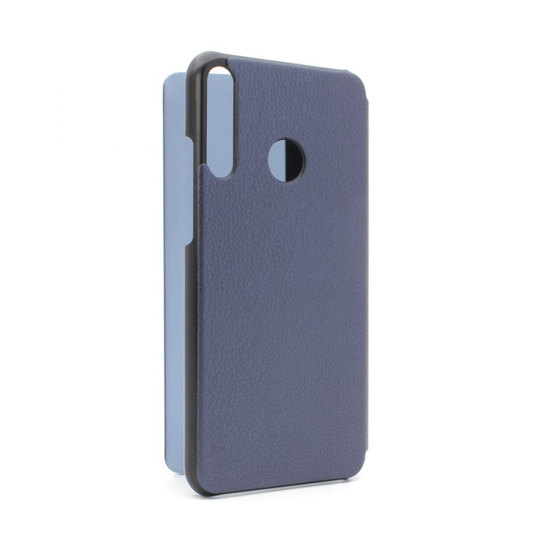 Maskica View Window za Huawei P40 Lite E tamno plavo