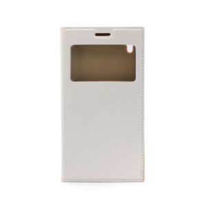Maskica Vogue view za Sony Xperia M4 Aqua/E2303 bela