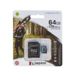 Mem. kartica KINGSTON SDXC 64GB 170MB/s 90MB Class 10 + adapter - Slika 2