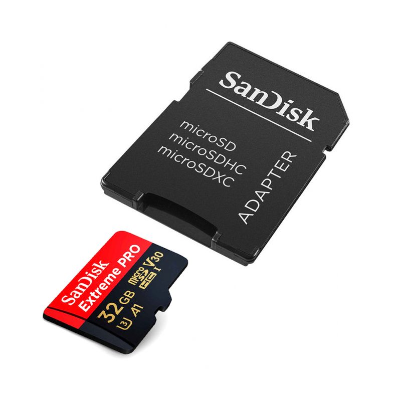 Mem. Kartica SanDisk SDHC 32GB Micro Extreme Pro 100MB/s C10 V30 U3+SD adaperom