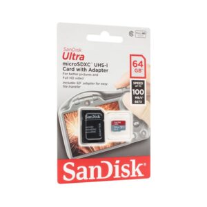 Mem. Kartica SanDisk SDHC 64GB Ultra Micro 100MB/s Class 10 sa adapterom