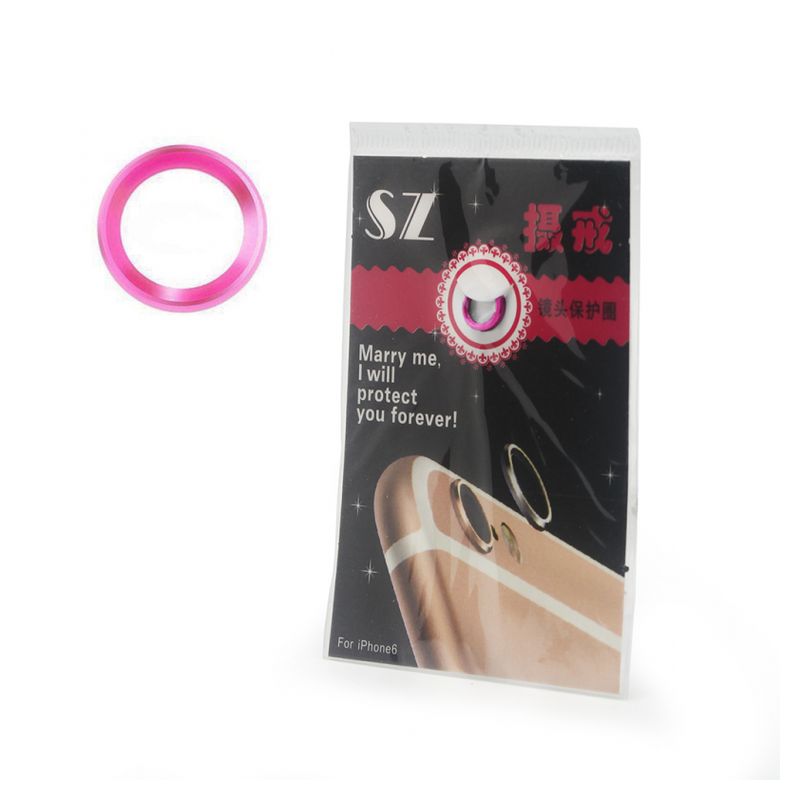 Metalna zastita kamere za iPhone 6/6S pink