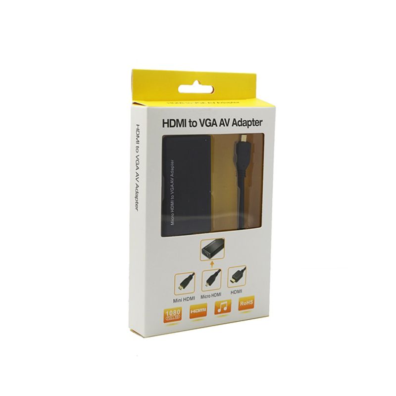 Mini HDMI to VGA AV Adapter Mini HDMI to VGA AV Adapter - Slika 1