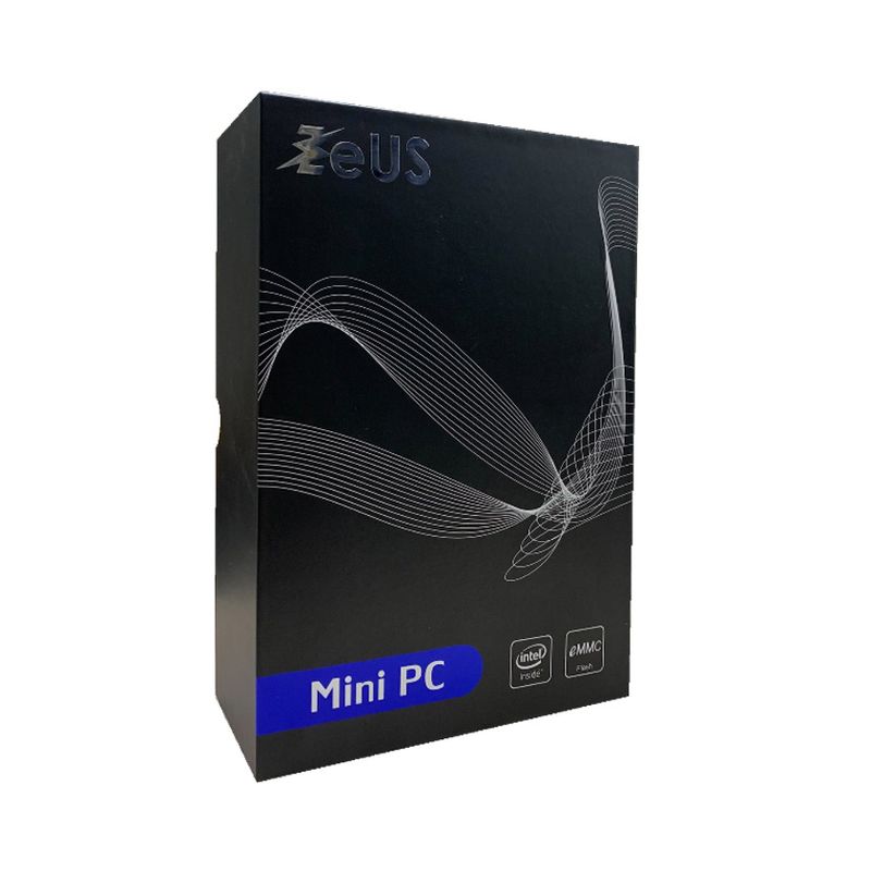 Mini PC Zeus GK3V Celeron QC J4125 2.70 GHz/DDR4 8GB/m.2 256GB/LAN/Dual WiFi/BT/2xHDMI/VGA