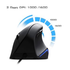 Mis Dareu LM108 vertikalni zicani crni