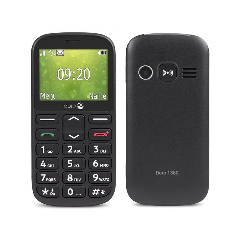 Mobilni telefon Doro 1360 2.4" DS 32 MB crni Mobilni telefon Doro 1360 2.4" DS 32 MB crni - Slika 1