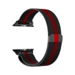 Narukvica metalik za Apple watch 42mm crno crvena