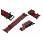 Narukvica metalik za Apple watch 42mm crno crvena - Slika 3