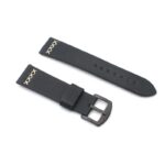Narukvica thread kozna za smart watch 22mm crna