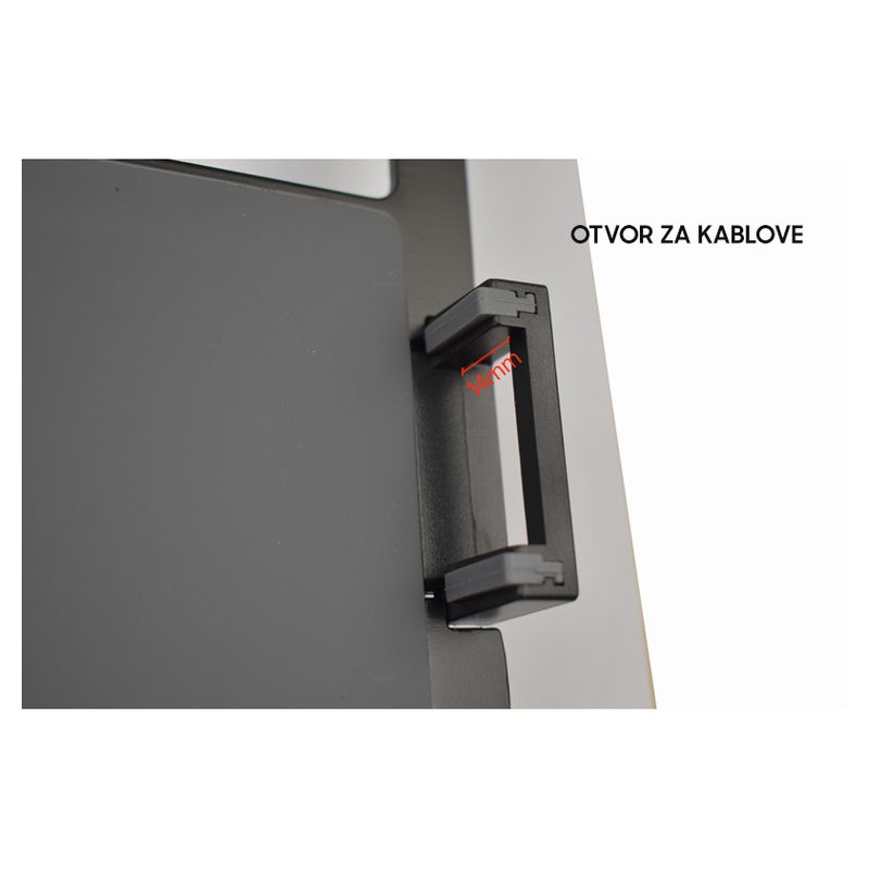 Nosac dvostruki stoni za LCD i notebook crni