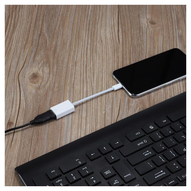 OTG lightning na USB kamera adapter beli