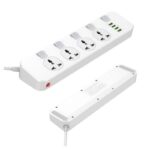 Produzni kabl LDNIO SC4408 4 uticnica 4xUSB 2m - Slika 2