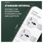 Produzni kabl LDNIO SC4408 4 uticnica 4xUSB 2m - Slika 5