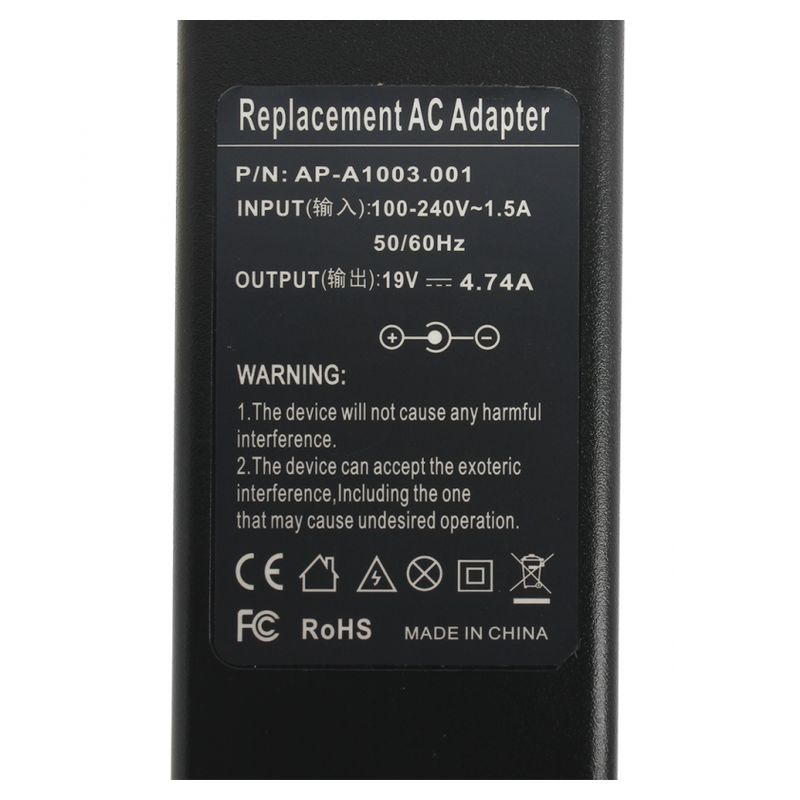 Punjac za laptop Asus 19V 4.74A (4.0*1.35) ugao 90