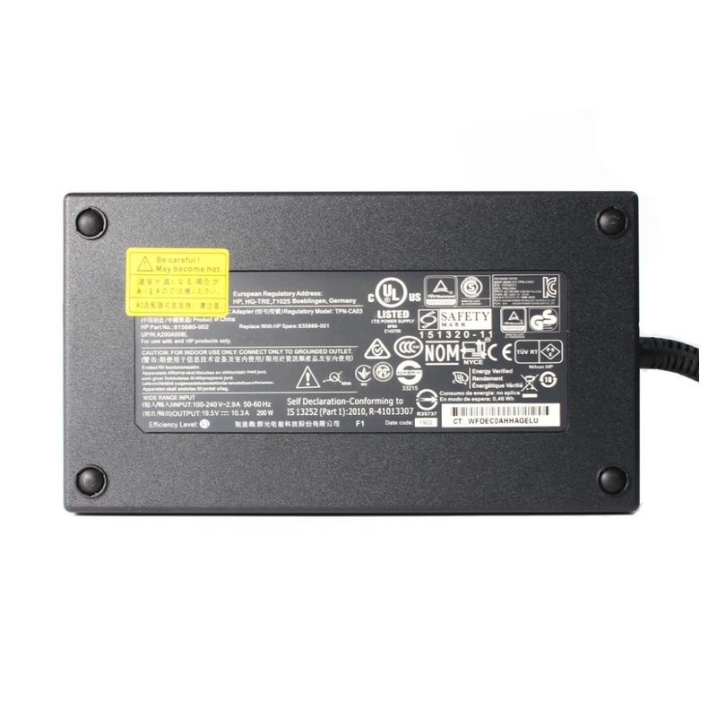 Punjac za laptop HP 19.5V 10.3A (7.4*5.0) ugao 90