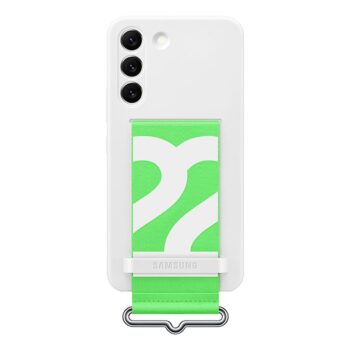 Samsung silikonska torbica sa kaisem za S906B Galaxy S22 transparent (EF-GS901-TWE)