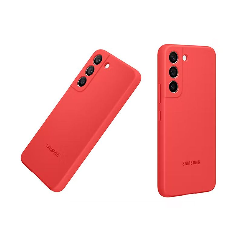 Samsung silikonska torbica za S906B Galaxy S22 crvena(EF-PS901-TPE)