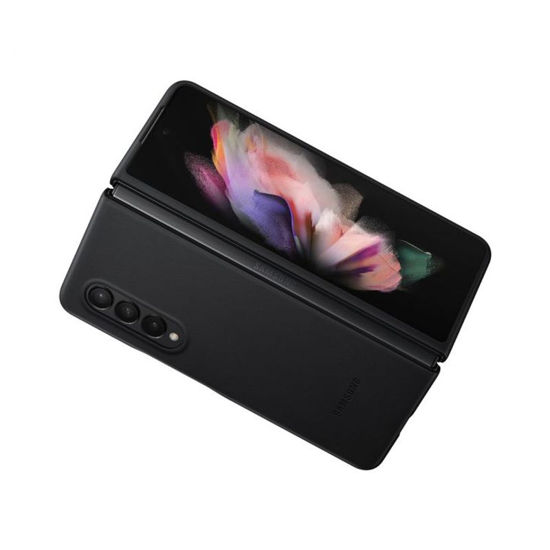 Samsung torbica kozna za SM-F926 Galaxy Z Fold 3 5G crna (EF-VF926-LBE)