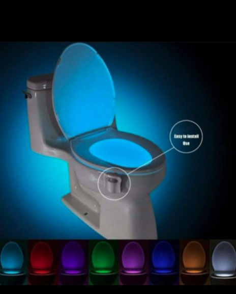 LED svetlo sa senzorom za WC šolju - 8 boja