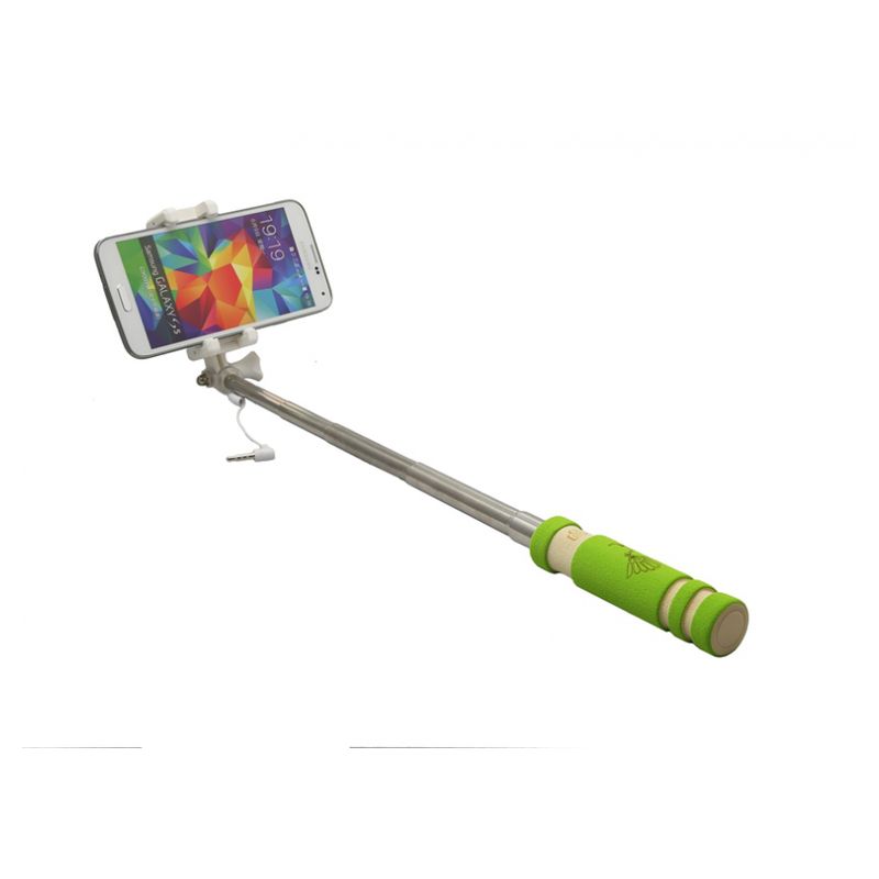 Selfie stick mini ZX-4S kabl 3.5mm zeleni Selfie stick mini ZX-4S kabl 3.5mm zeleni - Slika 1