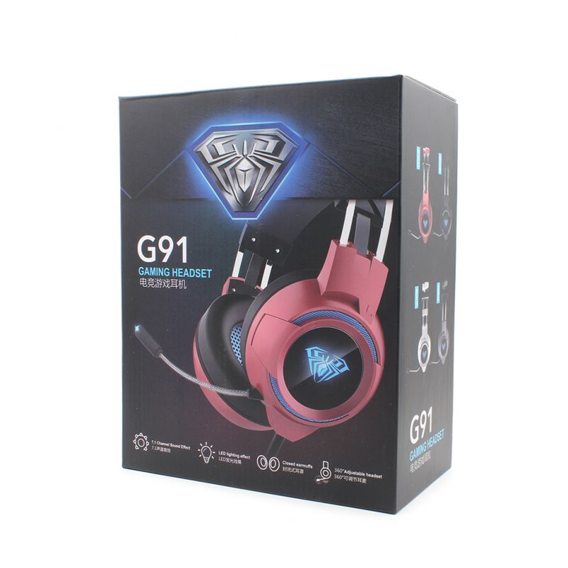 Slusalice Gaming Aula G91 crne