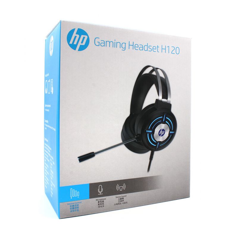 Slusalice Gaming HP H120G USB crne