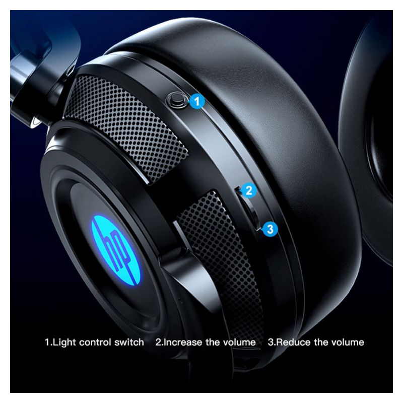 Slusalice Gaming HP H200GS 7.1 crne